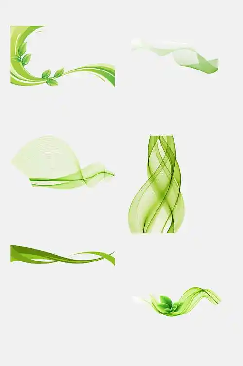 流水动感线条免抠元素素材