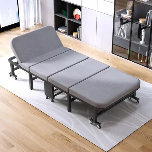 便携家用折叠床69元艾臣单人陪护简易办公室休息折叠床139元享趣折叠
