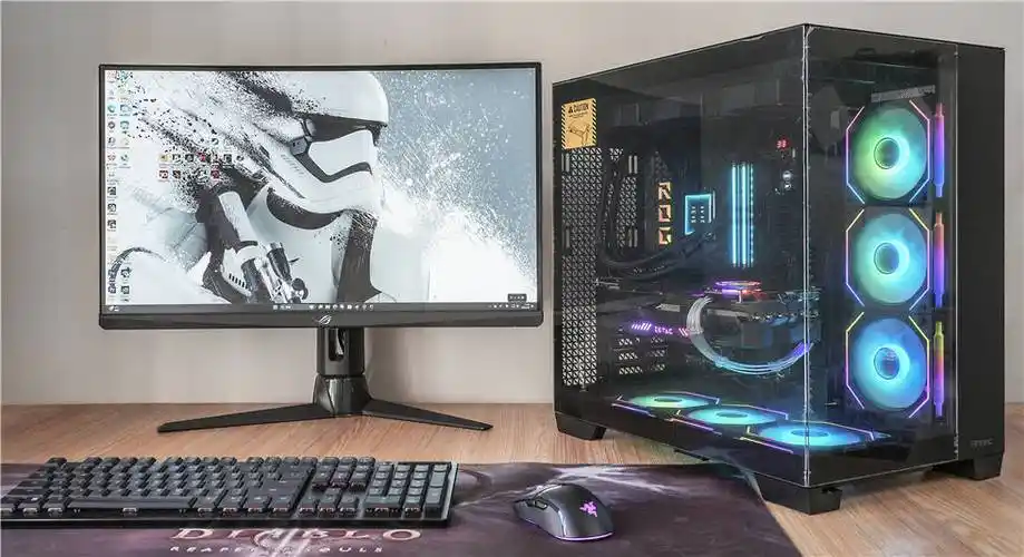 安钛克c8海景房机箱 rog z790 dark hero主板 索泰4080 super装机分享