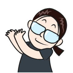 卡通眼镜鼓掌半截袖gif动图_动态图_表情包下载_soogif