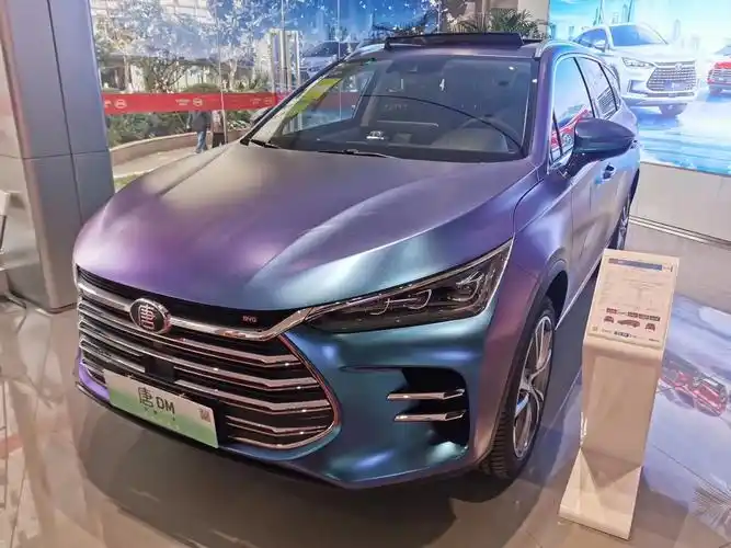 新能源汽车,比亚迪目前处于领先地位,这款混动的唐dm,要23.