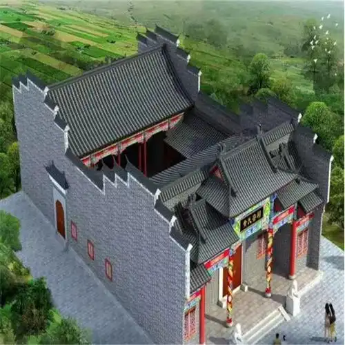 古建宗祠设计图 农村祠堂设计图 现代祠堂建筑设计公司