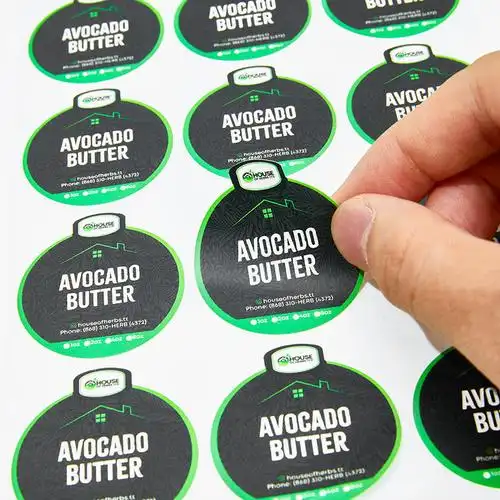 定做彩色不干胶标签透明pvc哑银贴纸烫金logo防晒瓶贴不干胶印刷