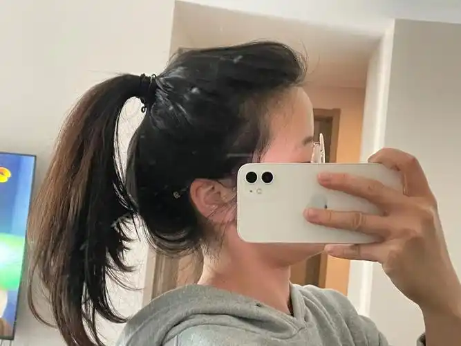 今天要做一个清爽的高马尾女孩,就是发量有点堪忧!