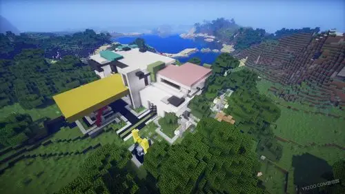 我的世界现代化小别墅建筑图