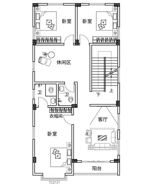 占地8*14.8米,四层现代风格别墅 全套设计图纸 - 乡村住宅在线