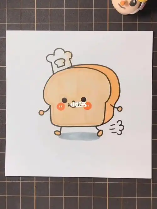 小小面包画起来