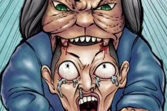 猫脸老太太吃小孩事件