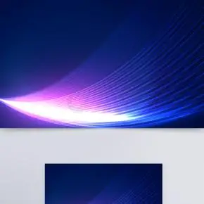 蓝色高端大气科技风会议海报背景