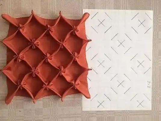 面料再造│装饰性褶皱-缝合线迹参考图  恰到好处的褶皱能够改 - 抖音