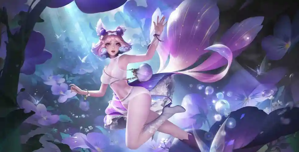 王者荣耀妲己紫罗兰之誓去掉身上多余布料高清福利大图