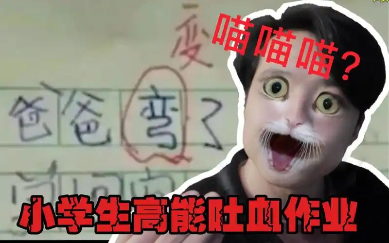 不要笑挑战爸爸弯了小学生奇葩吐血作业