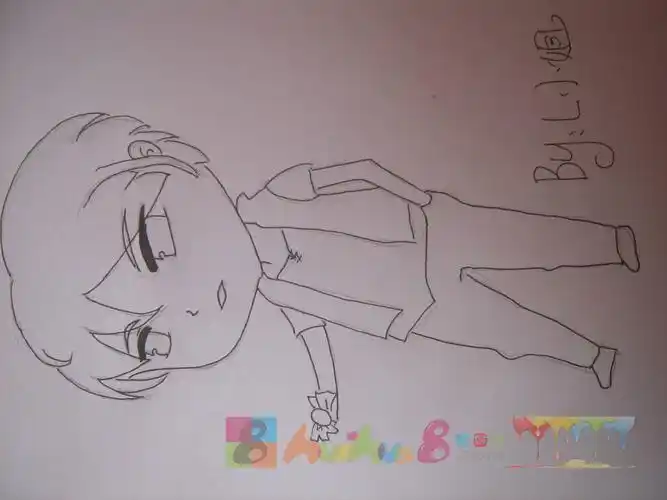 q版动漫男生人物简笔画教程视频