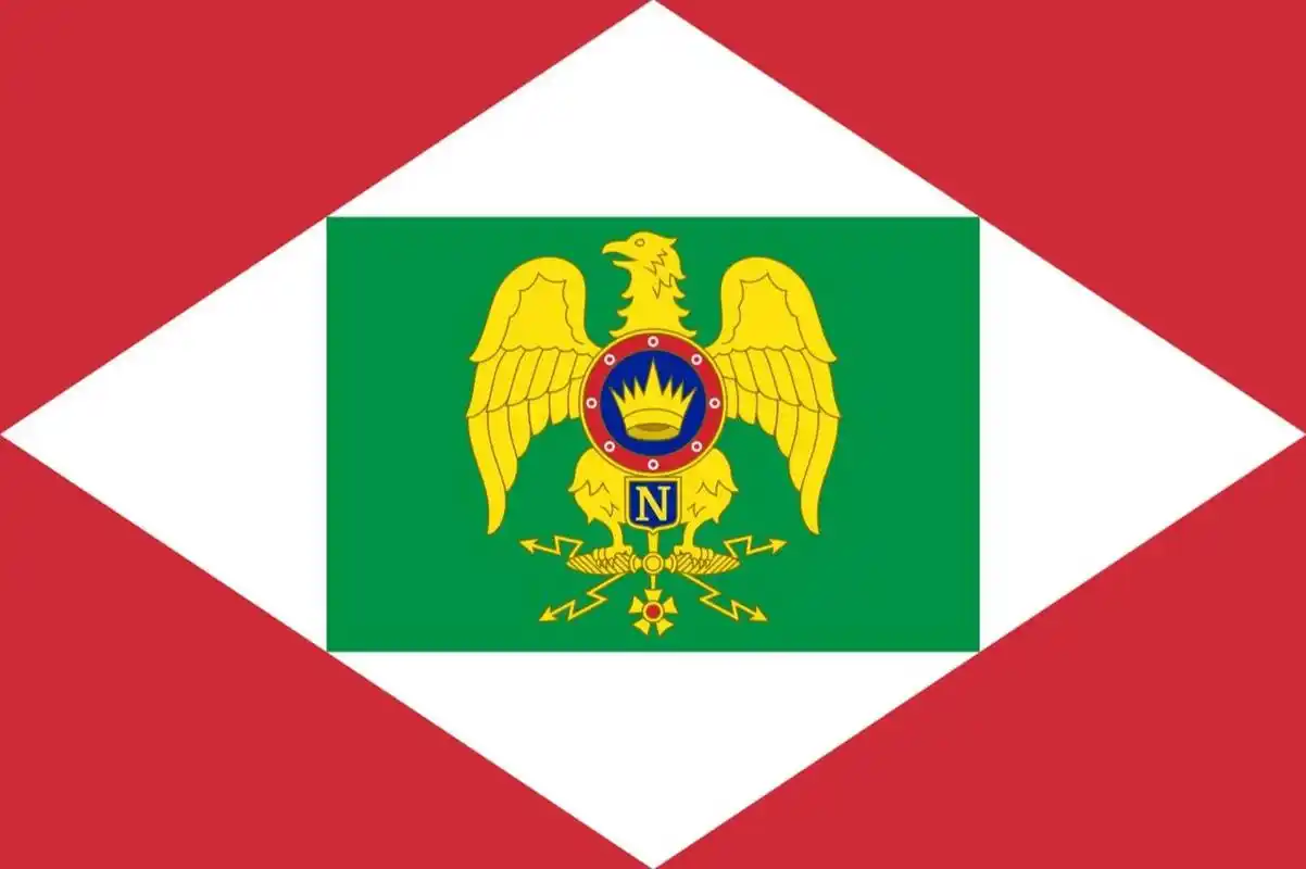 国旗:意大利 1805年 - 拿破仑时期的意大利王国国旗 意大利王国(regno