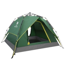 骆驼帐篷户外3-4人全自动帐篷速开防雨野营露营帐篷 a0w3sf130 军绿 -