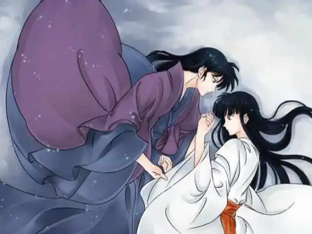 奈落喜欢桔梗,玲怀了杀生丸的孩子,网友:终于在同人图里圆满了