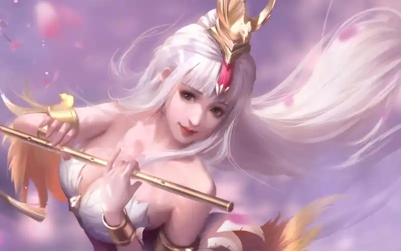 王者荣耀同人王昭君凤凰于飞绘画过程