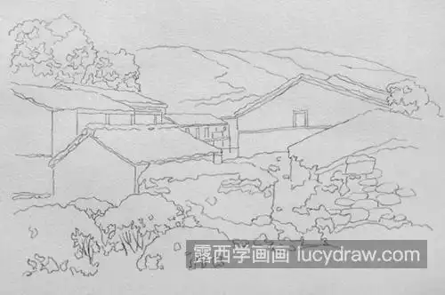 雪乡怎么画简单的素描画法是什么