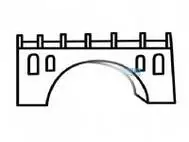 大桥简笔画幼儿