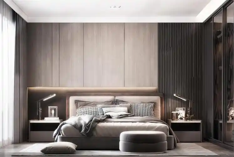 卧室房间3d壁纸装修效果图欣赏