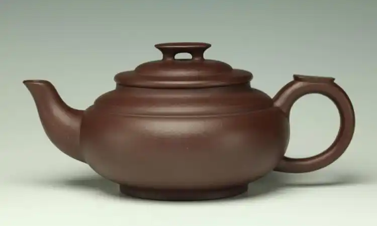 桥紫砂壶 周晓凤制作紫泥泥质