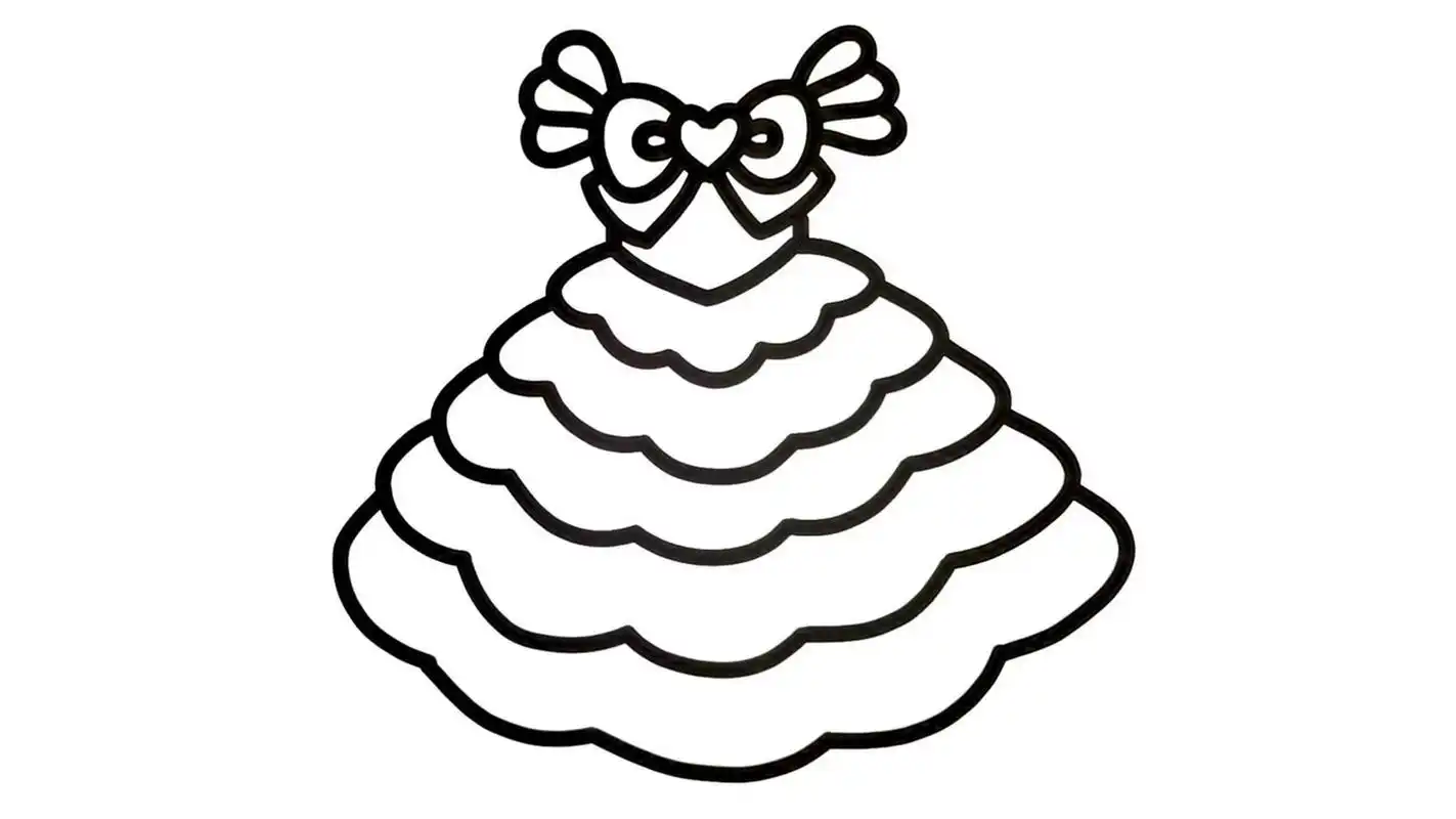 【简笔画素材分享13】3款简单可爱的公主裙 分享3款可爱公主裙高清
