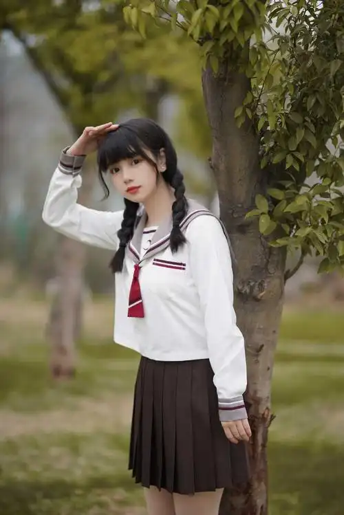 秋季心月二本异色套装羽毛学院水手jk原创学生校服