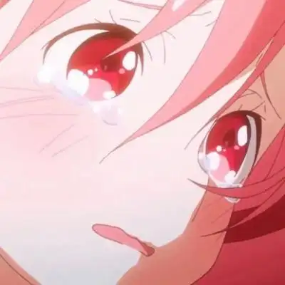 哭泣动漫女生头像