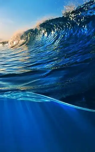 唯美蓝色大海手机壁纸图片 第2页-高清背景图-zol手机壁纸