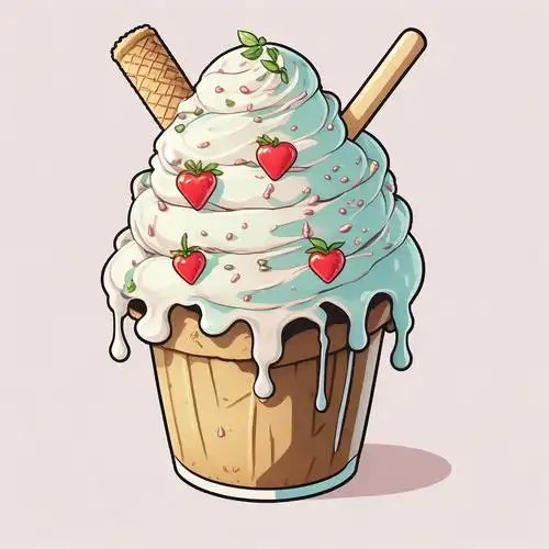 冰淇淋头像夏日清凉上线