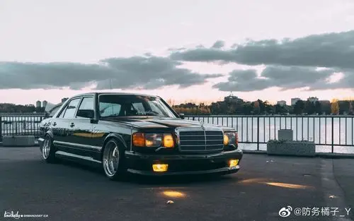 好看的汽车图片奔驰w124永不报废的经典