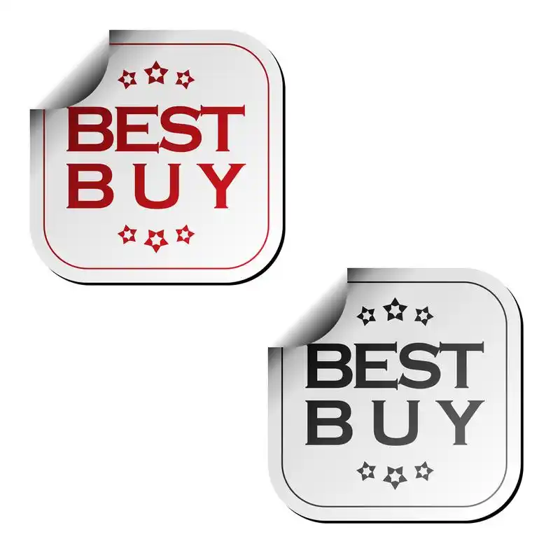 最好买贴纸,百思买的贴纸.矢量图