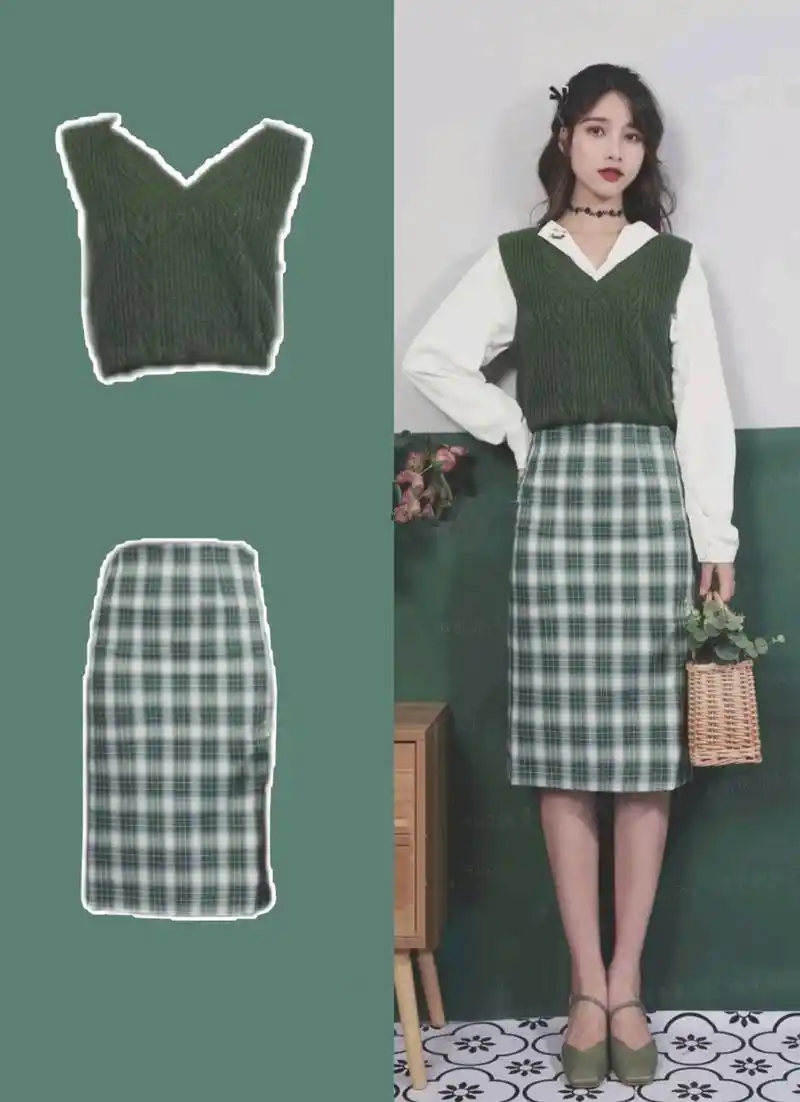 不走寻常路甩开大家都爱的粉色冬季就选绿色穿搭青春活力