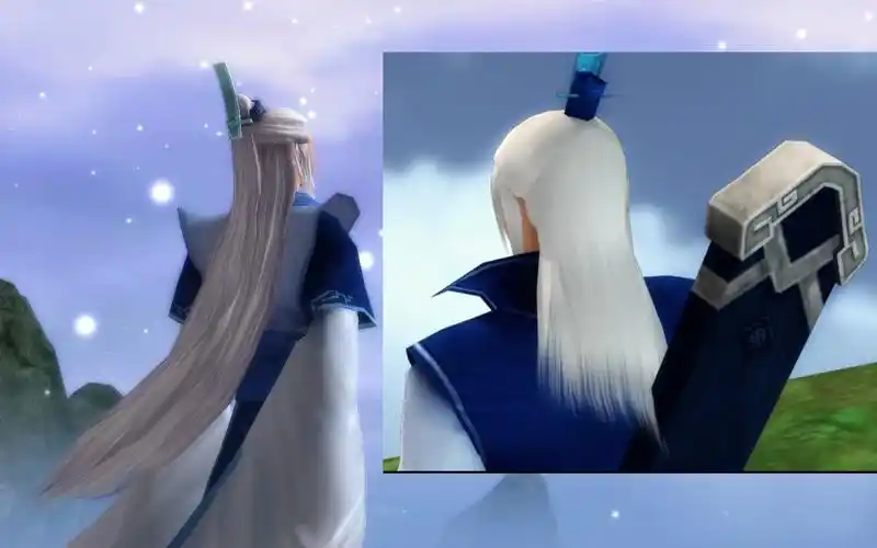 对此咱只能无语飙泪.)     注意眉心那俩小点:    紫英2d图