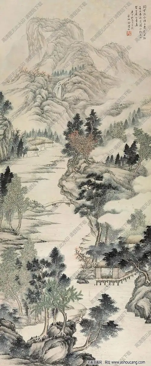 徐渭国画作品山水高清下载