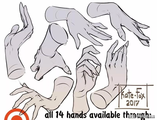 动漫人物手部怎么画?