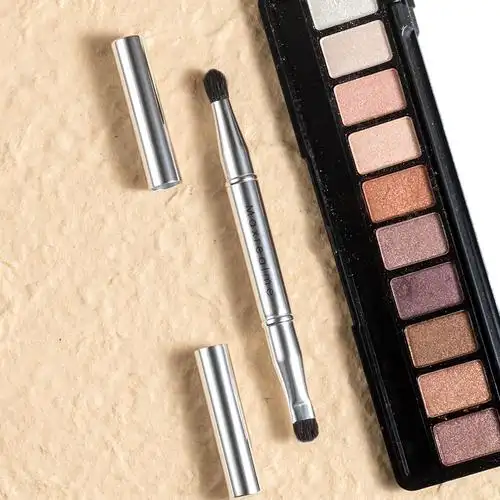 双头眼影刷便携一支迷你眼线刷羊毛套刷伸缩软眼部上妆细节卧蚕刷