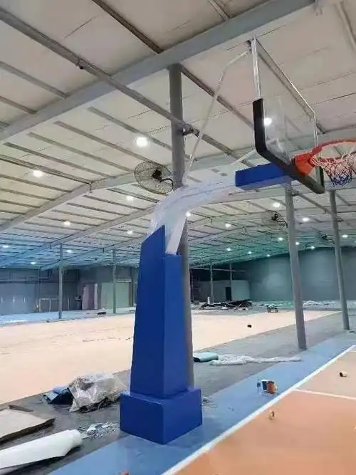 美式室内篮球架大方管篮球架地埋式标准体育运动承压力好