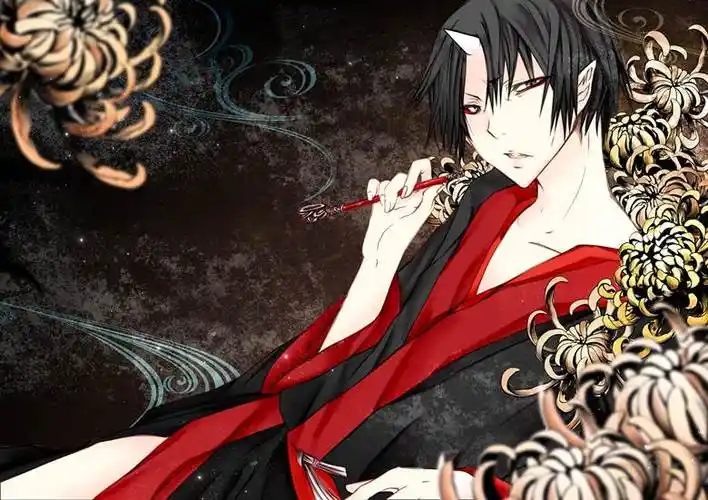 鬼灯灯夜雪的鬼灯的冷彻插画图片