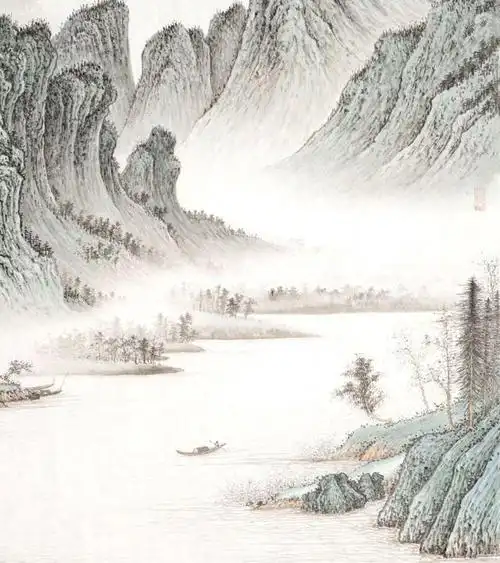 王飞涯国画山水作品