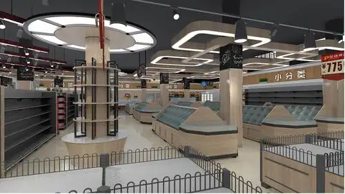 食品超市设计布局图
