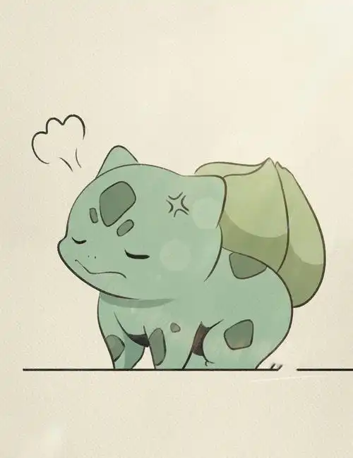 妙蛙种子简笔画‖(81)