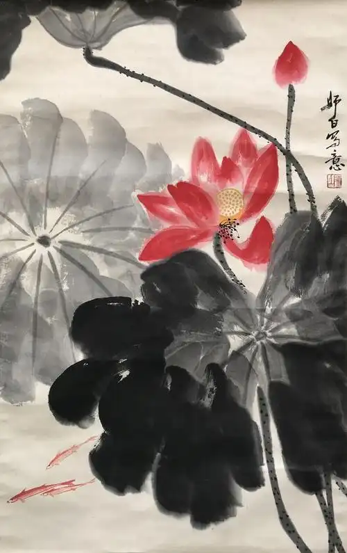 赏苑网拍娄师白 写意