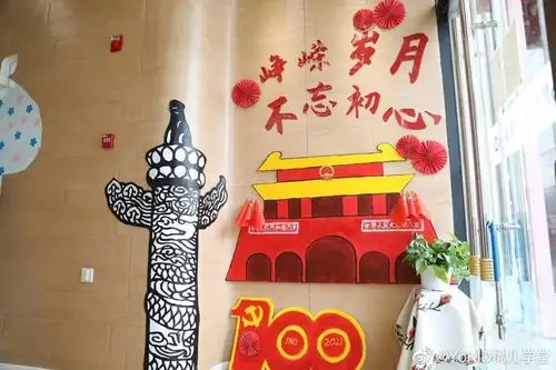 童心向党 礼赞百年 | yokid优儿学堂庆祝建党100周年环创活动