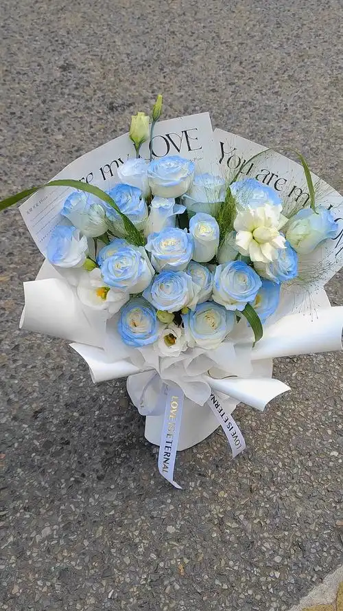 密西根碎冰蓝玫瑰