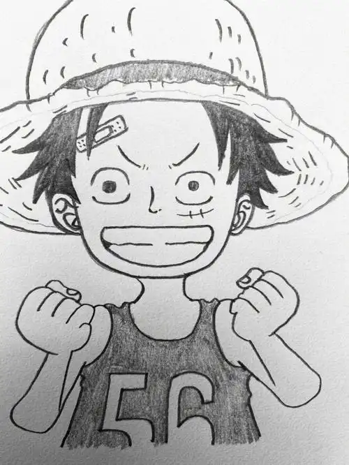 海贼王  #路飞  #绘画  #简笔画