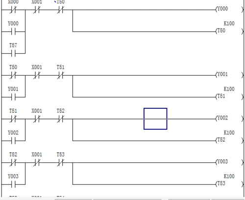 三菱plc控制流水灯亮灭时间怎么延时