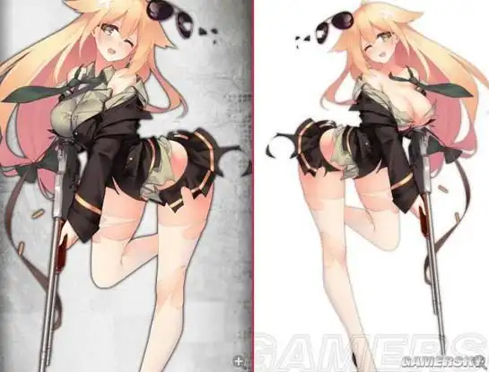 少女前线枪娘和谐前后大破立绘图鉴大全枪娘和谐前后大破图鉴汇总