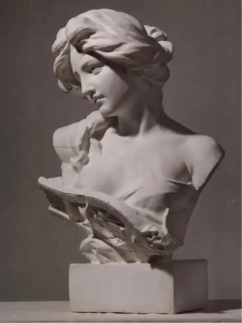 琴女石膏像练习