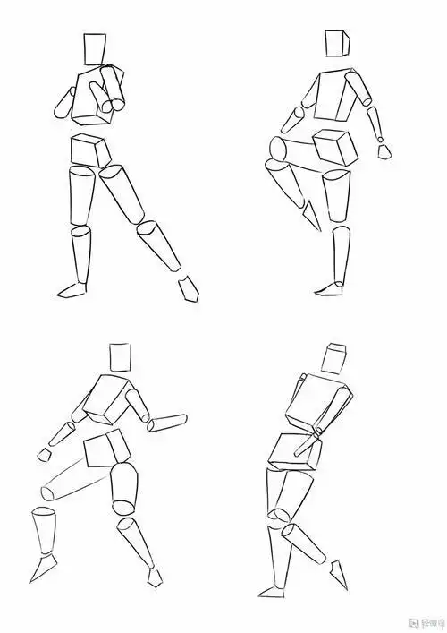 方块人简笔画